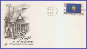 USA3 #1646 U/A ARTCRAFT 5 FDC Vermont State Flag - Picture 1 of 1