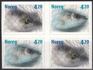 Fishing Fish Salmon Norway Norwegen Norske Mint MNH Stamp BLK 2000 - Picture 1 of 1