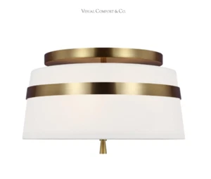 Visual Comfort AF1143BBS Cordtlandt 3 Light 14" Wide Semi-flush Fixture*NEW*