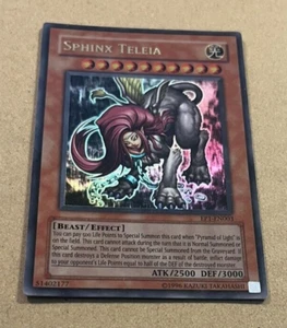 1996 YuGiOh SPHINX TELEIA Holo-Kartennummer EP1-EN003 - Ultra selten - Bild 1 von 3