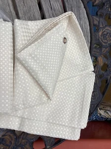 NWT ALLAN & ROTH FABRIC SHOWER CURTAIN - Picture 1 of 7