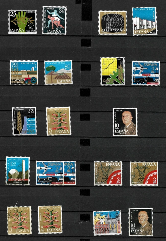 Spain, 1964 End of Civil War anniversary, complete set mint/used (S352) - Image 1 of 1