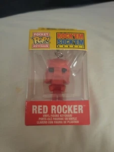 Funko Pocket POP! Keychain Figure - Retro Toys -Red Rocker (Rock 'Em Sock 'Em) - Picture 1 of 7