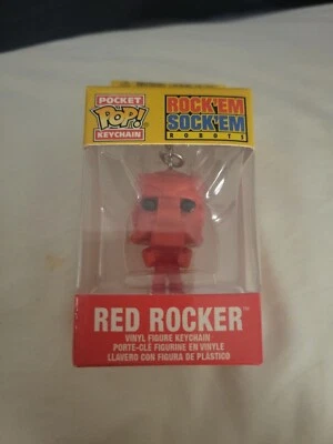 Funko Pocket POP! Keychain Figure - Retro Toys -Red Rocker (Rock 'Em Sock 'Em) - Image 1 of 4