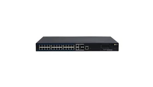 Eneo Gigabit Switch, 2x RJ45, 24x PoE 100Mbps, 2xSFP 1000Mbps, 390W - Bild 1 von 4