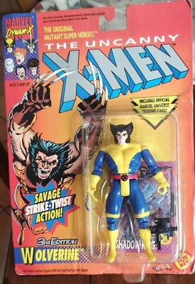 Xmen toy biz toybiz  wolverine 3rd edition open card mint vintage completo - Immagine 1 di 3