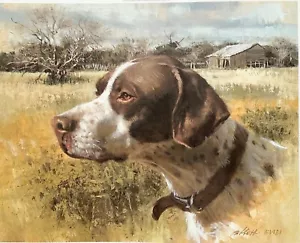 Robert Abbett New Print Lithograph 1981 Pointer Pencil Signed Limited Edition - Picture 1 of 9