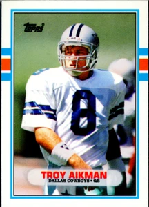 TROY AIKMAN 1989 Topps Traded #70T Dallas Cowboys Rookie Card RC - Picture 1 of 2