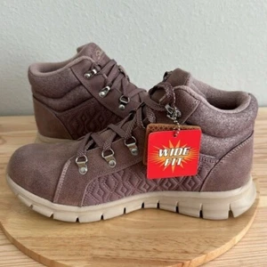 Botas de senderismo Skechers Synergy repelentes al agua edredón - malva (talla 9,5) a618256 - Imagen 1 de 8