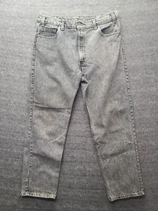 Vintage Levi's 540 Jeans Mens 38x30 Regular Fit Straight Leg Acid Wash USA Black - Picture 1 of 16