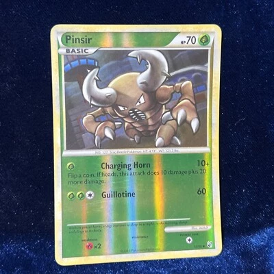 Pinsir 32/90 Reverse Holo HS Undaunted Pokemon Card - Image 1 of 4