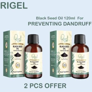 2 - Rigel Black Seed Oil 120ml-100% Pure&Organic | Cold-Pressed |Health Benefits - Picture 1 of 4