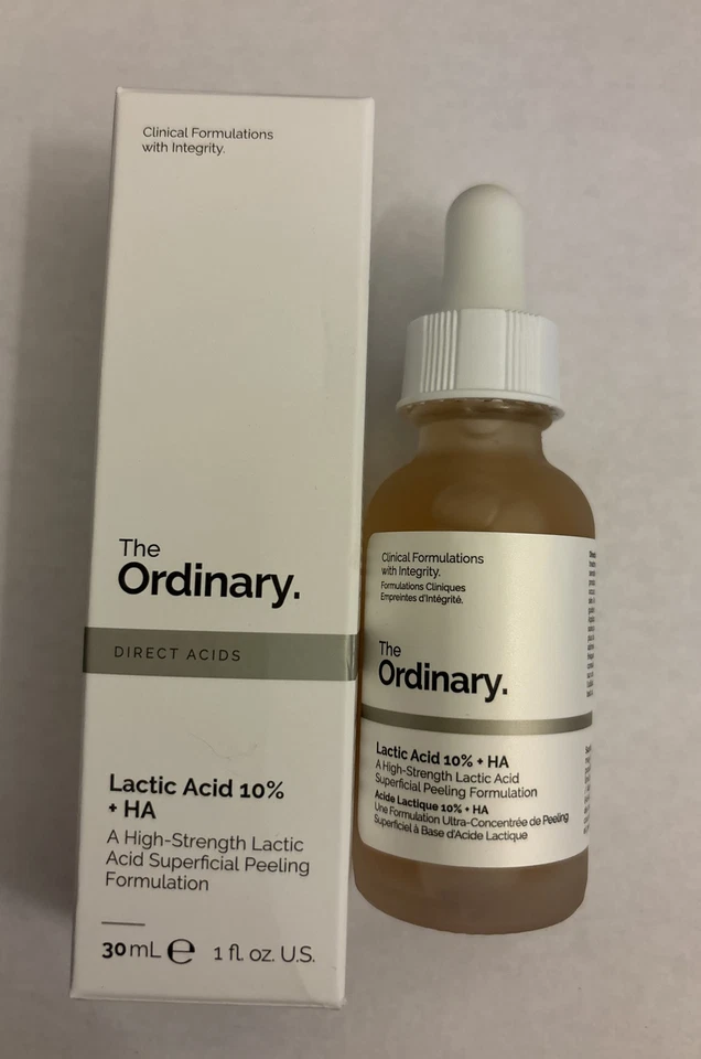 The Ordinary Lactic Acid 10% + HA Lactic Acid Superficial Peeling Formulation - 30ml