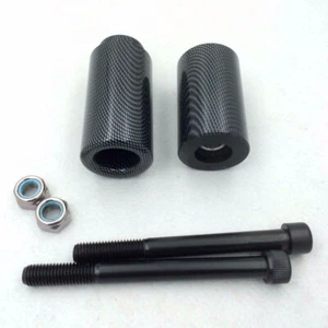 Carbon Frame Sliders Crash Falling Protector For Kawasaki Ninja ZX7R 1996-2003 - Picture 1 of 4