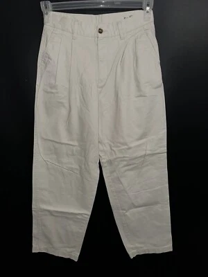 Pantalones de mezclilla plisados crema Urban Pipeline para niños talla: 16R Foto 1 de 4