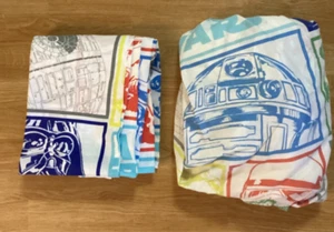 Star Wars Jay Franco Twin Flat & Fitted Bed Sheets R2D2 Darth Vader C3PO - Picture 1 of 10