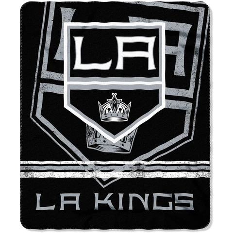 Licensed Hockey Los Angeles LA Kings Fleece Throw Blanket 50" x 60" Cover