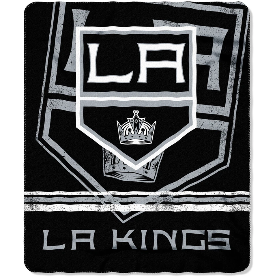 Manta polar con licencia de hockey de Los Angeles LA Kings 50" x 60" Foto 1 de 1
