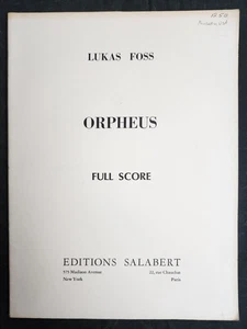 Lukas Foss Konzert für Violoncello, Viola oder Violine & Kammerorchester - Partitur - Bild 1 von 5