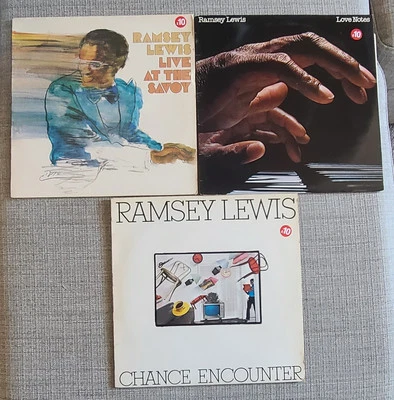 RAMSEY LEWIS-JOB LOT COLLECTION OF 3 x LPs-LOVE NOTES,CHANCE,LIVE AT SAVOY-GC - Image 1 of 2