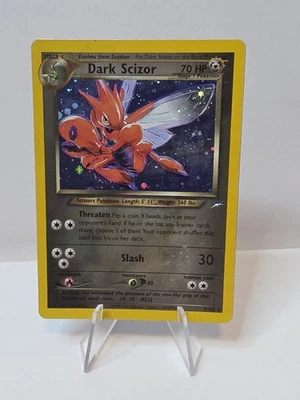 Pokemon Neo Destiny Dark Scizor 9/105 Unlimited Holo Rare MP - Image 1 of 3