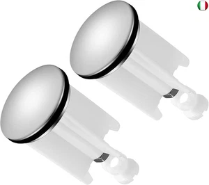 AoyfuwellTappo di Scarico per Lavabo, 2 Pz Tappo Lavandino Bagno Universale, - Foto 1 di 7