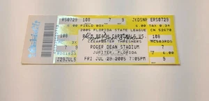 Florida State League July 29, 2005, Ticket Stub - Picture 1 of 10