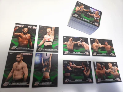 2017 Topps UFC Knockout Complete Green Parallel Set 1-100 Numbered to /215  (RC) - Image 1 of 4