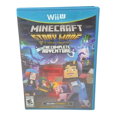 Nintendo Wii U Minecraft Story Mode: The Complete Adventure Tested Working - Image 1 of 3