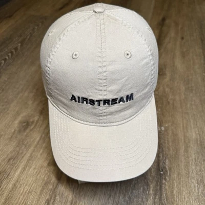 Vintage Airstream Camper Hat Khaki Black Promo Spellout Logo Gorpcore Outdoor - Image 1 of 4