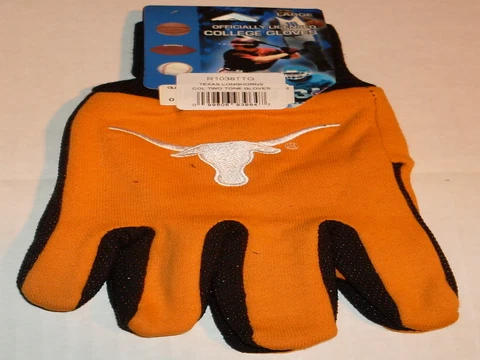 NCAA Texas Longhorns Utility Gloves Orange w/ Black Palm McARTHUR Cover