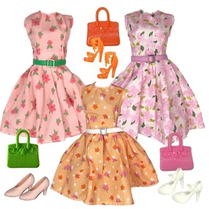 Eledoll Clothes Fashion Pack for 12 inch Fashion Doll PALM BEACH LUNCHEON