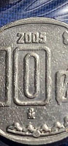 2005 Mexico 10 Ten Diez Centavos KM# 547 Rare Find Large Type Coin - Picture 1 of 2