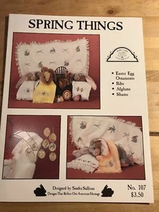 Cross Stitch Pattern Booklet: Spring Things (Homespun Elegance) - Picture 1 of 2