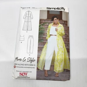 Simplicity Pattern K9114 Mimi G Style Tiered Dress, Top & Trousers 6-14 Uncut - Picture 1 of 8