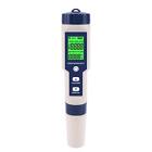 5-in-1 Backlit LCD TDS PH Meter Water Purity Conductivity Salinity Tester