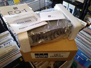 NOS Vintage BSR EQ-1 (5) Band Stereo EQ Equalizer & Box & Manual (New Open Box) - Picture 1 of 7