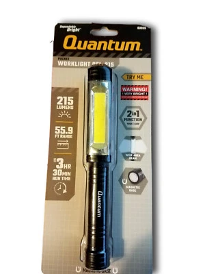 QUANTUM Pocket Work LED Light Offers 215 Lumens of Light Output with Magnetic Base