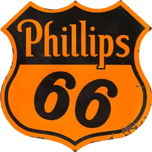 LETRERO PUBLICITARIO PHILLIPS 66 - Imagen 1 de 1