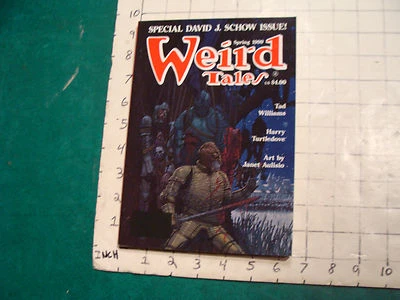 UNREAD: WEIRD TALES spring 1990 Specil DAVID J. SCHOW Issue Foto 1 de 3