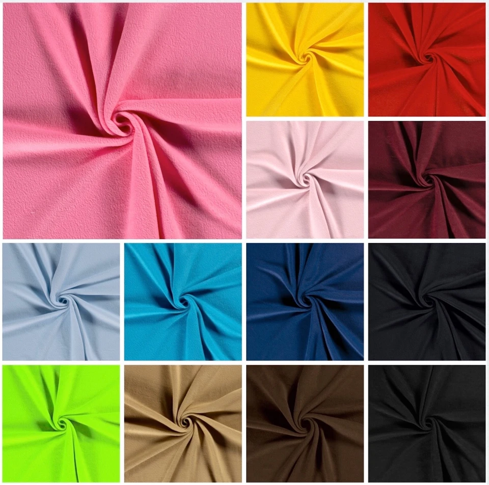Polarfleece Stoff Antipilling Polar Fleece, Meterware Bekleidung Deko Stoffe - Bild 1 von 1