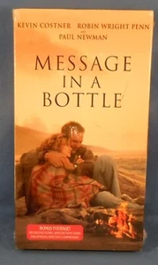 VHS! - MESSAGE IN A BOTTLE with Kevin Costner & Paul Newman *NEW SEALED* - Picture 1 of 2