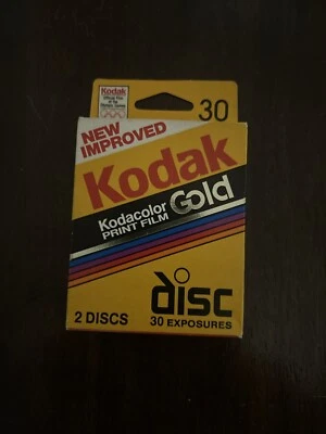 Kodak Kodacolor Gold Disc Film 2 Pack Sealed EXP  3/1993 NEW SEALED FAST SHIP - Image 1 of 4