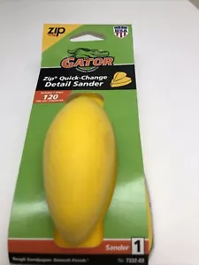 GATOR Zip Quick-Change DETAIL SANDER 120 Fine Grit Tough Sandpaper Smooth Finish - Picture 1 of 7