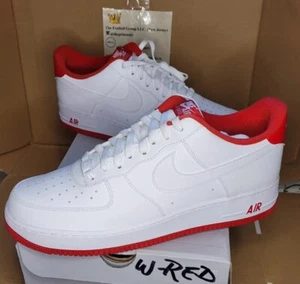 BRAND NEW Size 12 - Nike Air Force 1 Low University Red *WITH ORIGINAL BOX* - Picture 1 of 7