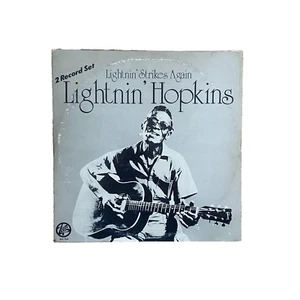 Lightnin' Strikes Again Lightin' Hopkins 2 Record Set Vinyl LP Trip BSX-7502 - Picture 1 of 6