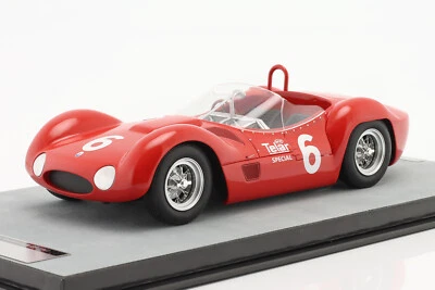 New Tecnomodel Maserati Birdcage Tipo 61 #6 1:18 Model Car Red TM18-276B KidBX - Image 1 of 4