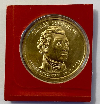 2008 D James Monroe Presidential Dollar Satin Finish in U.S. Mint Set Plastic - Image 1 of 2