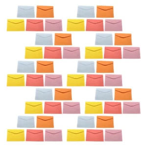 50 Pcs Colored Envelope Letter Size Envelopes Folders for Documents - Picture 1 of 12