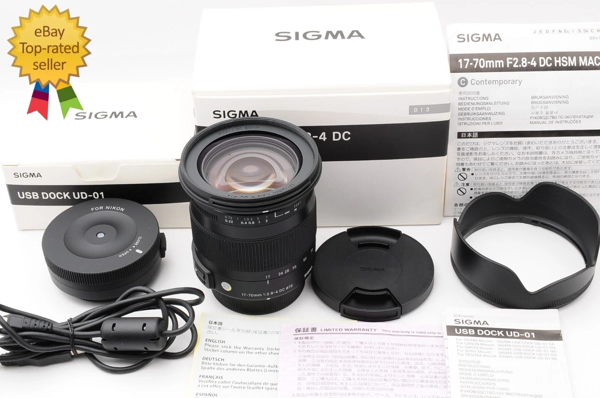 Preços baixos em Lentes de câmera Sigma 17-70mm f/2.8-4 | eBay